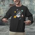 Kawaii Kids & Boys Astronaut Space Boston Terrier Dog Lover Unisex Sweatshirt, gift for family, gift for coworker