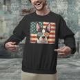 Patriotic Boston Terrier Dog Lover USA Flag 4th Of July For Men Women Kids Unisex Sweatshirt, Patriotic Boston Terrier Sweatshirts, Boston Terrier 4th Of July Sweatshirts, gift for family, gift for coworker