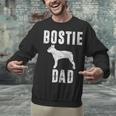 Vintage Boston Terrier Dad Dog Daddy Bostie Father Unisex Sweatshirt, Boston Terrier Dad Sweatshirts, gift for family, gift for coworker