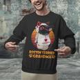 Vintage Boston Terrier Grandma Wear Sunglasses Dog Lover Men Women Girls Kids Unisex Sweatshirt, gift for family, gift for coworker