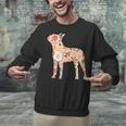 Vintage Floral Boston Terrier For Dog Lover Unisex Sweatshirt, gift for family, gift for coworker