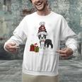 Boston Terrier Christmas T Shirt-Life Is Merrier Premium Tri-Blend Unisex Sweatshirt, Boston Terrier Christmas Sweatshirts, gift for family, gift for coworker