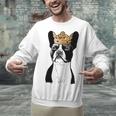 Boston Terrier Dog Wearing Crown For Men Women Girls Kids Unisex Sweatshirt, gift for family, gift for coworker