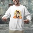 Boston Terrier Halloween Dog Lover Pumpkin Costume Unisex Sweatshirt, Boston Terrier Halloween Sweatshirts, gift for family, gift for coworker