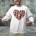 Boston Terrier Heart Valentine Boston Terrier Unisex Sweatshirt, gift for family, gift for coworker