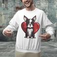Boston Terrier Mom Dad Bostie Dog Lover Valentines Day Unisex Sweatshirt, Boston Terrier Mom Sweatshirts, Boston Terrier Dad Sweatshirts, gift for family, gift for coworker