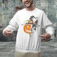 Boston Terrier Pumpkin Jack O Lantern Halloween Unisex Sweatshirt, Boston Terrier Halloween Sweatshirts, gift for family, gift for coworker