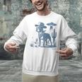 Boston Terrier UFO Cowboy Dog Dog Mom Dog Dad Alien Dog Unisex Sweatshirt, Boston Terrier Mom Sweatshirts, Boston Terrier Dad Sweatshirts, gift for family, gift for coworker