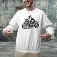 Cool Boston Terrier Riding a Motorcycle Biker Dog Lover For Men Women Kids Unisex Sweatshirt, Boston Terrier Riding Sweatshirts, gift for family, gift for coworker