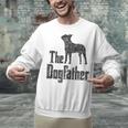 The Dogfather Boston Terrier Dog Funny Dog Gift T-Shirt For Men Women Girls Kids Unisex Sweatshirt, gift for family, gift for coworker