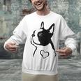 I Love My Boston Terrier Dog With Heart Unisex Sweatshirt, gift for family, gift for coworker