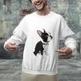 Love NOPE Boston Terrier Dog Lover Unisex Sweatshirt, gift for family, gift for coworker