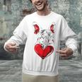 Valentine's Day Boston Terrier Dog Vector Unisex Sweatshirt, gift for family, gift for coworker