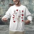 Valentine's Day Boston Terrier Unisex Sweatshirt, gift for family, gift for coworker