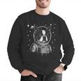 Astronaut Boston Terrier Space Galaxy Dog Lovers Men Graphic Sweatshirt, funny gift