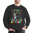 My Birthday Colorful Costume Boston Terrier Party Men Graphic Sweatshirt, funny gift