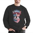Boston Terrier 4th Of July US Merica Bostie Dog Patriotic For Men Women Kids Men Graphic Sweatshirt, Patriotic Boston Terrier Sweatshirts, Boston Terrier 4th Of July Sweatshirts, funny gift