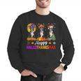 Boston Terrier Dog Halloween Christmas Hallothanksmas Men Women Kids Men Graphic Sweatshirt, Boston Terrier Halloween Sweatshirts, Boston Terrier Christmas Sweatshirts, funny gift