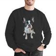 Boston Terrier Dog Motif Pet Art Boston Terrier Men Women Kids Men Graphic Sweatshirt, funny gift