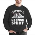 Boston Terrier Dog Official Sleeping Shirt Men Women Kids Men Graphic Sweatshirt, funny gift