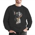 Boston Terrier Dog Graphic Pet Art Boston Terrier For Men Women Kids Men Graphic Sweatshirt, funny gift