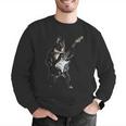 Boston Terrier Guitar Men Graphic Sweatshirt, funny gift