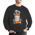Boston Terrier Happy Pills T-Shirt Men Graphic Sweatshirt, funny gift