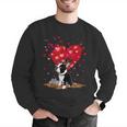 Boston Terrier Lover Heart Shape Boston Terrier Valentine Men Graphic Sweatshirt, funny gift