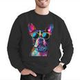 Boston Terrier Lovers Pop Art Boston Terrier Men Graphic Sweatshirt, funny gift