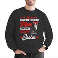 Boston Terrier Mom American Gentleman Dog Mother's Day Men Graphic Sweatshirt, Boston Terrier Mom Sweatshirts, American Boston Terrier Sweatshirts, funny gift