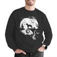 Boston Terrier And Moon Halloween Costume Dog Lover Men Graphic Sweatshirt, Boston Terrier Halloween Sweatshirts, funny gift