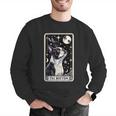 Boston Terrier Tarot Card Star With The Moon Men Women Kids Men Graphic Sweatshirt, Boston Terrier Tarot Sweatshirts, funny gift
