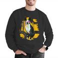 Boston Terrier s Mid-Century Modern Art s Street Grunge Men Graphic Sweatshirt, funny gift