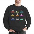 Boston Terriers Yoga Asana Pose And Meditation Men Graphic Sweatshirt, funny gift