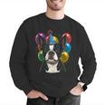 Celebration Event Birthday Party Boston Terrier Men Graphic Sweatshirt, funny gift