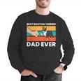 Cute Boston Terrier Best Boston Terrier Dad Ever Men Graphic Sweatshirt, Boston Terrier Dad Sweatshirts, funny gift