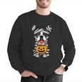 Halloween Dog Boston Terrier Mummy Costume Men Women Kids Men Graphic Sweatshirt, Boston Terrier Halloween Sweatshirts, funny gift