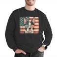 Patriotic Boston Terrier Dog Lover USA Flag 4th Of July For Men Women Kids Men Graphic Sweatshirt, Patriotic Boston Terrier Sweatshirts, Boston Terrier 4th Of July Sweatshirts, funny gift