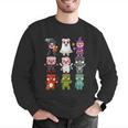 Pig Spooky Ghost Witch Boo-Jee Horror Pumpkin Pig Halloween Men Graphic Sweatshirt, funny gift