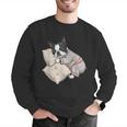 Sleepy Boston Terrier Pajama Men Women Kids Men Graphic Sweatshirt, funny gift