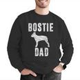 Vintage Boston Terrier Dad Dog Daddy Bostie Father Men Graphic Sweatshirt, Boston Terrier Dad Sweatshirts, funny gift