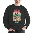 Worlds Best Boston Terrier Aunt Men Graphic Sweatshirt, funny gift