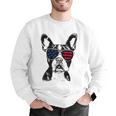 Boston Terrier Dog 4th July America USA Flag Men Women Kids Men Graphic Sweatshirt, Boston Terrier 4th Of July Sweatshirts, funny gift