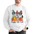 Boston Terrier Dog Lover Fall Ya'Ll Halloween Costume Men Women Men Graphic Sweatshirt, Boston Terrier Halloween Sweatshirts, funny gift