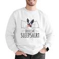 Boston Terrier Dog Lovers Sleepshirt Apparel Men Women Men Graphic Sweatshirt, funny gift