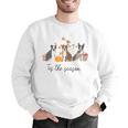 Boston Terrier Fall Pumpkin Tis The Season Autumn Women Men Graphic Sweatshirt, funny gift