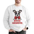 Boston Terrier Grandma Dog Lovers Puppy Bostie Owner Men Graphic Sweatshirt, funny gift