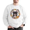 Boston Terrier Mom Floral Bostie Dog Lover Flowers Cute Men Graphic Sweatshirt, Boston Terrier Mom Sweatshirts, funny gift
