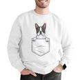 Boston Terrier In The Pocket Cute Boston Terrier Dog Lovers Men Women Girls Kids Men Graphic Sweatshirt, funny gift