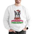 Boston Terrier Santa Claus Christmas Dog Men Graphic Sweatshirt, Boston Terrier Christmas Sweatshirts, funny gift